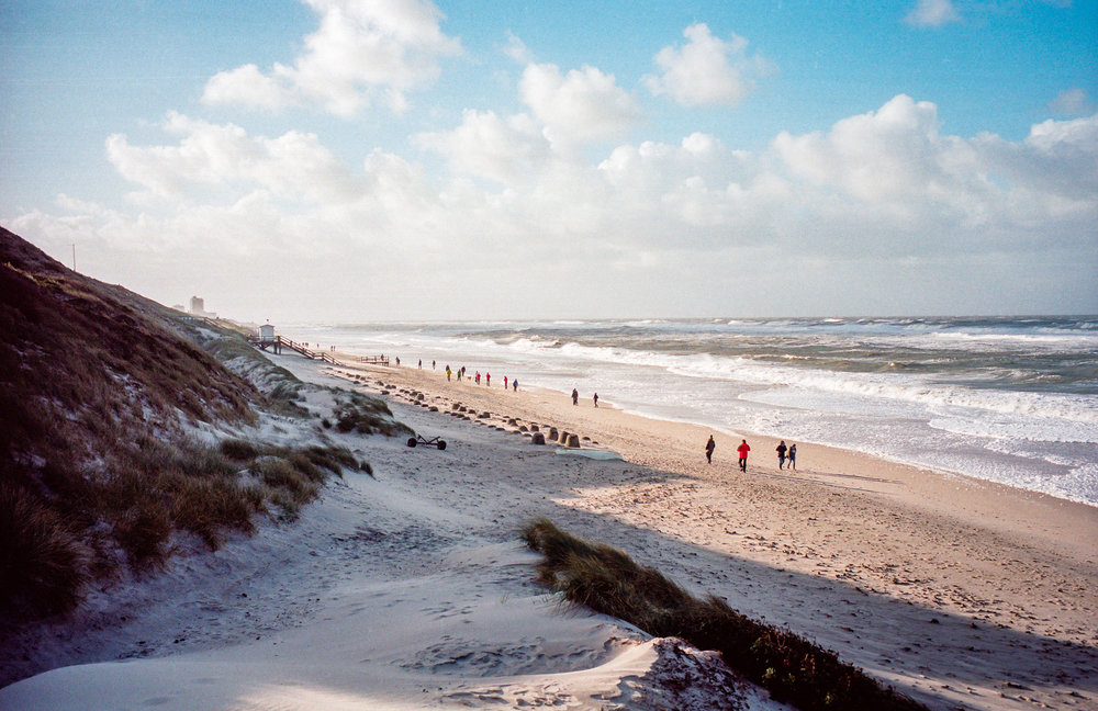 Sylt: Storm. Leica M3 with 35mm Summicron at f/5.6, 1000s. Kodak Portra 160.